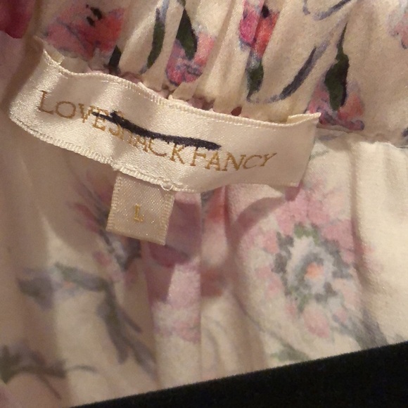 Love shack fancy silk floral skirt size large - Picture 2 of 2